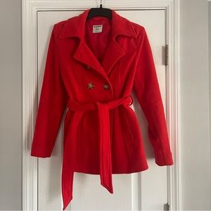 Old navy red fleece jacket